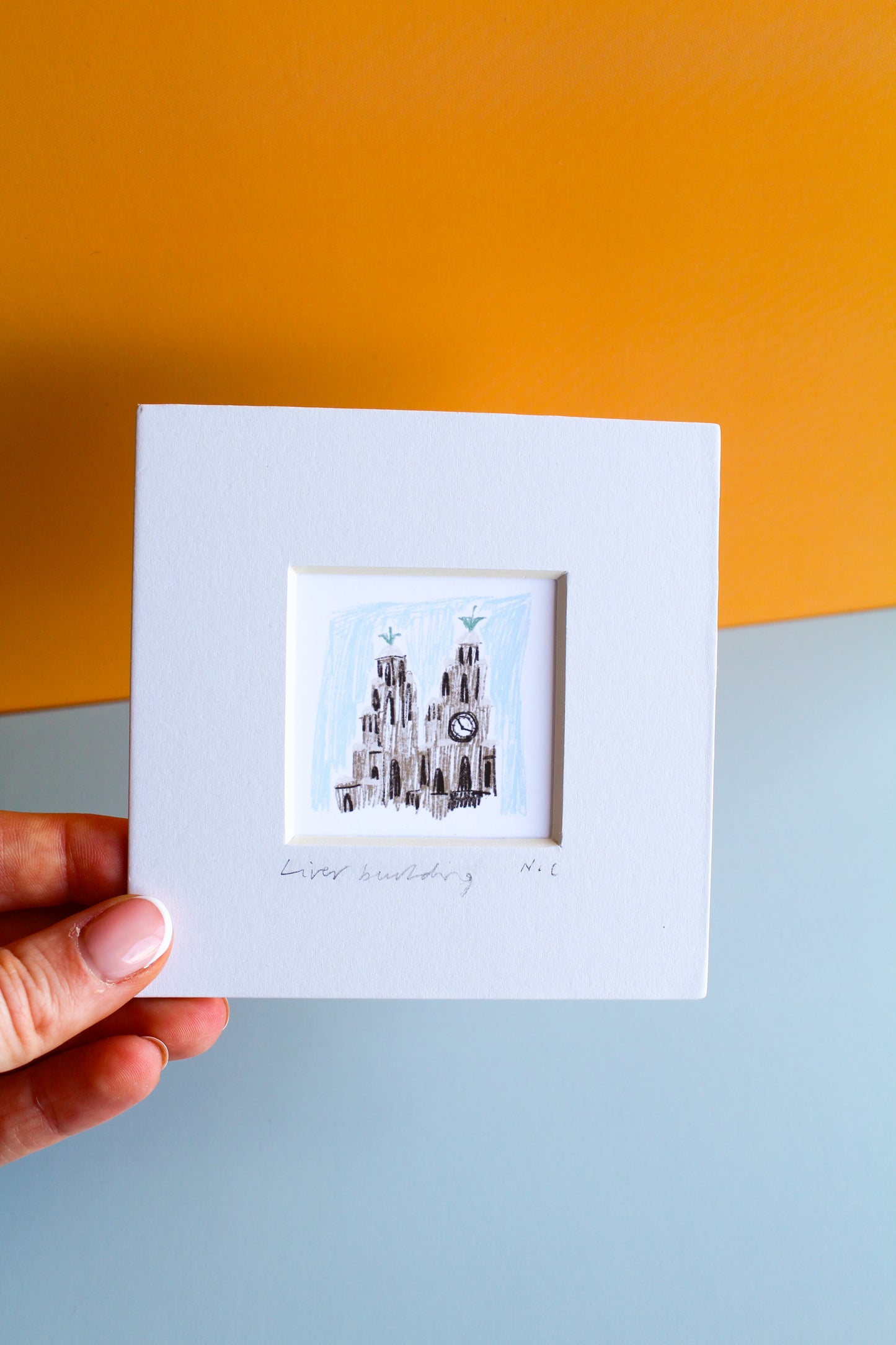 Liver Building Mini Art Print