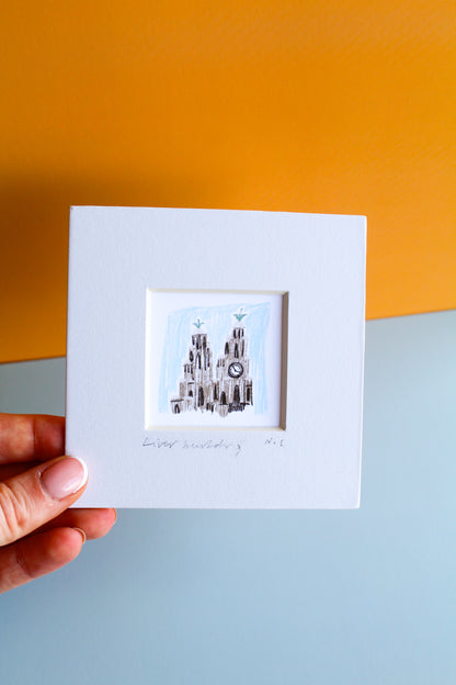 Liver Building Mini Art Print