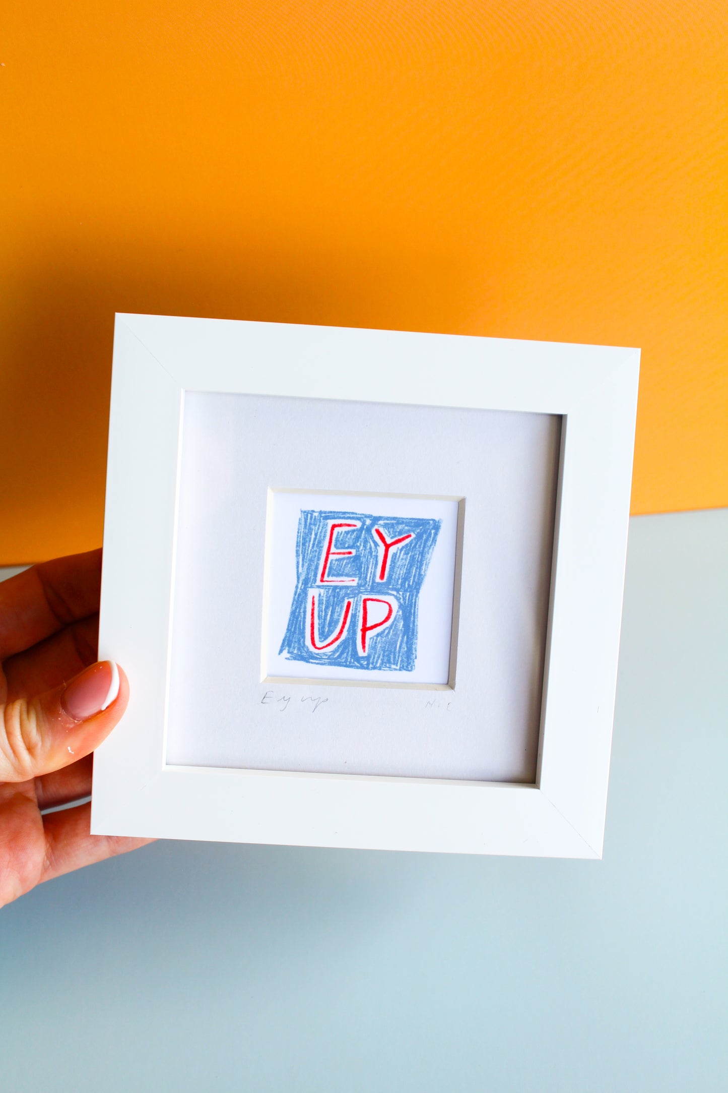 Ey Up Mini Art Print