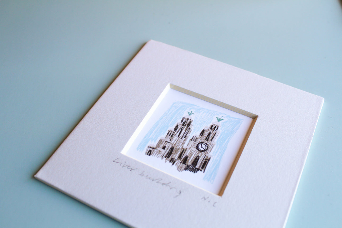 Liver Building Mini Art Print