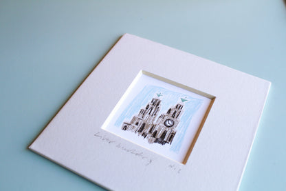 Liver Building Mini Art Print