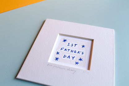 First Father's Day Mini Art Print