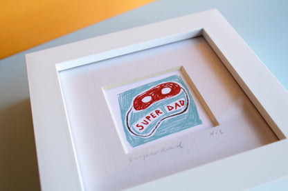 Super Dad Mini Art Print