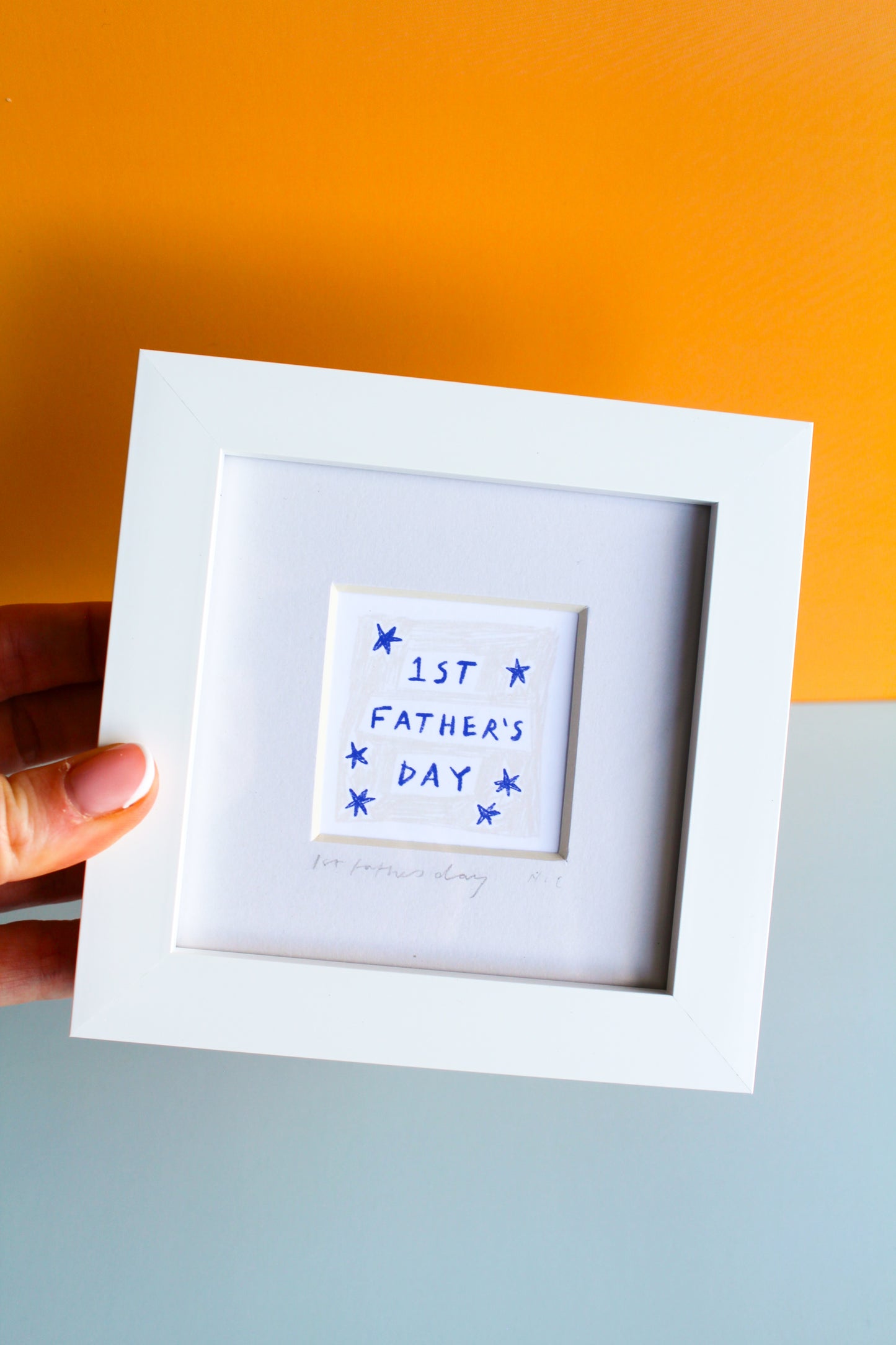 First Father's Day Mini Art Print