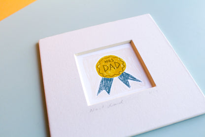 No.1 Dad Mini Art Print