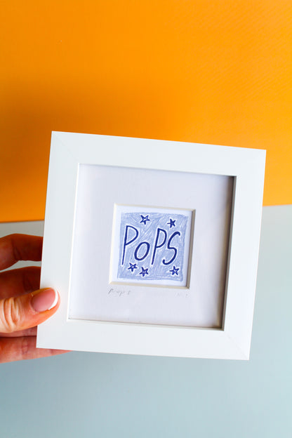 Pops Mini Art Print