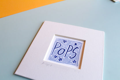 Pops Mini Art Print