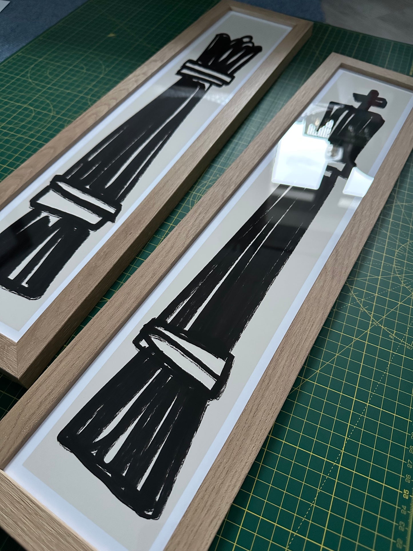 King Art Print / 60 cm x 12 cm