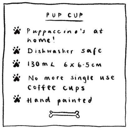 Personalised Puppuccino Cup