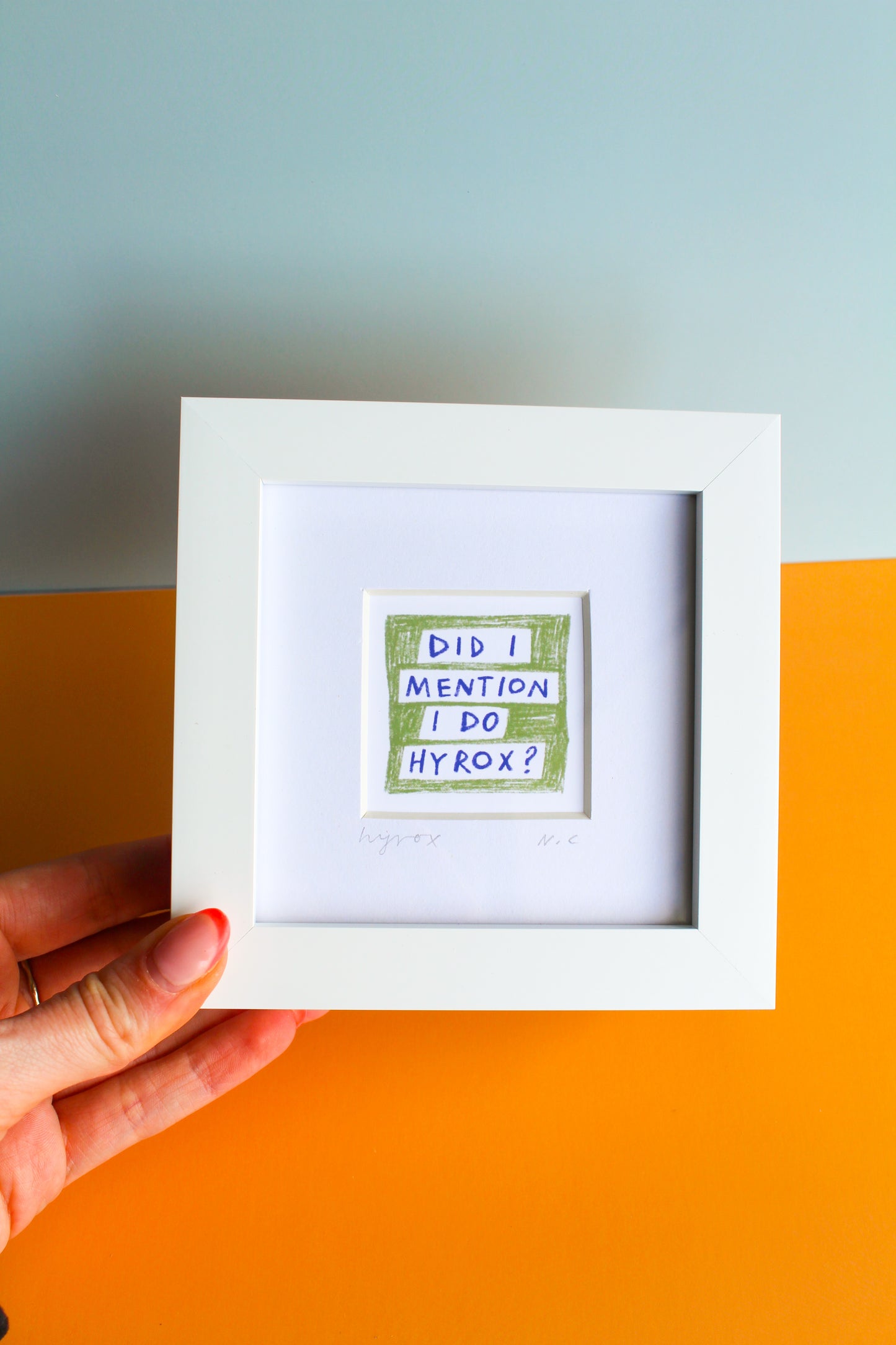 Hyrox Mini Art Print