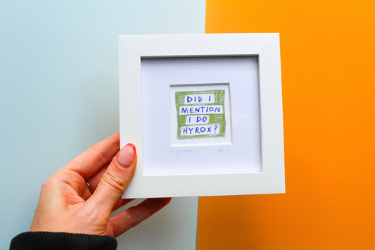 Hyrox Mini Art Print