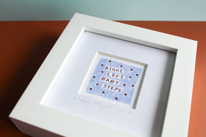 Baby Steps Olivia Dean Inspired Mini Art Print