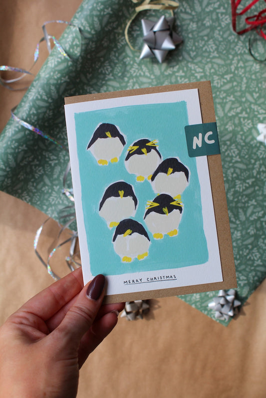 Penguins Christmas Card