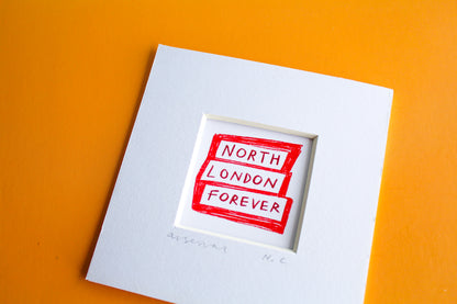North London Forever Arsenal Mini Art Print