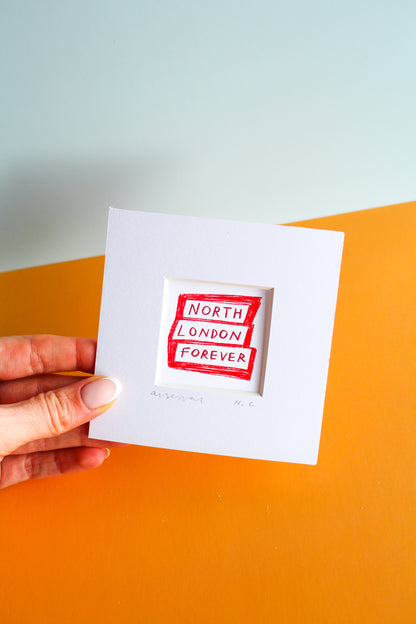 North London Forever Arsenal Mini Art Print