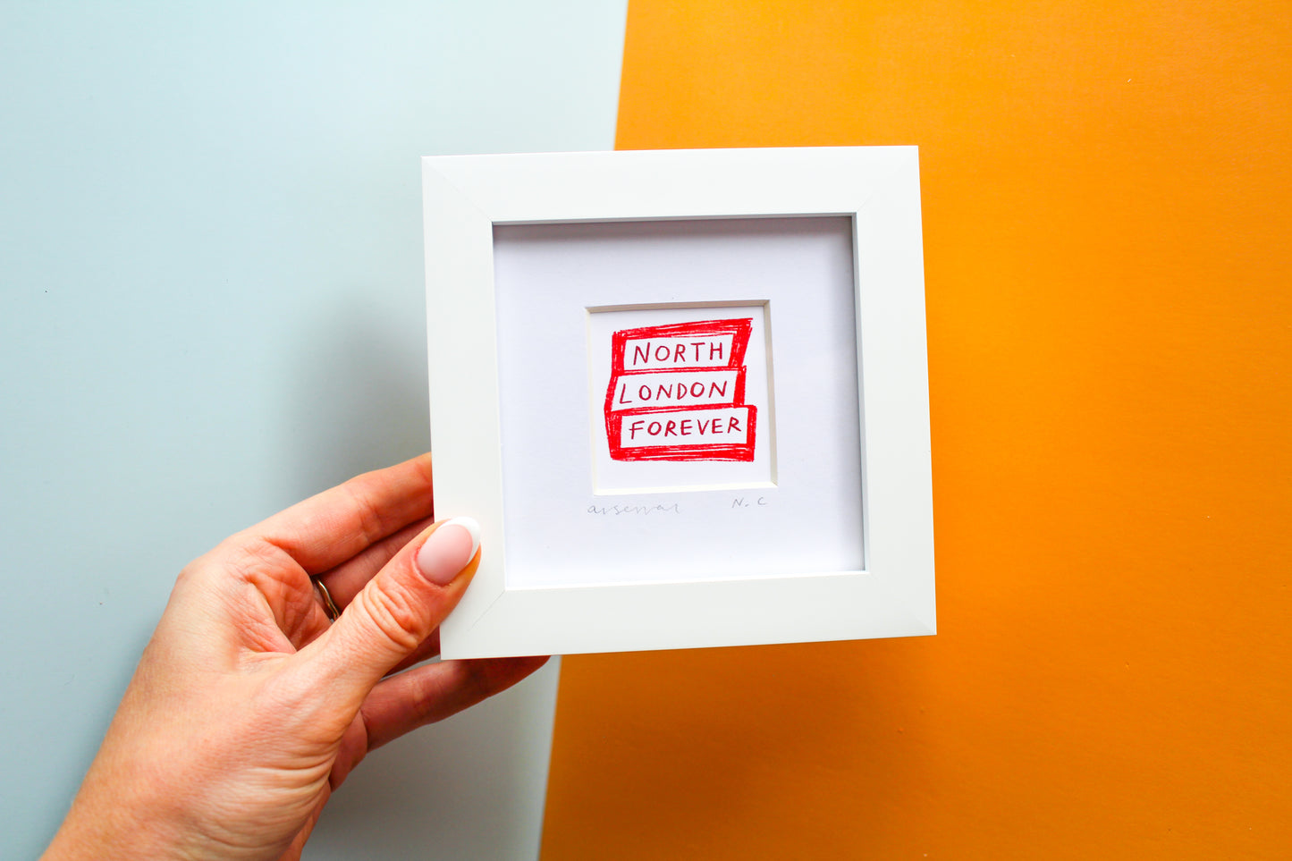 North London Forever Arsenal Mini Art Print