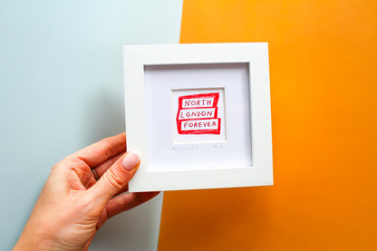 North London Forever Arsenal Mini Art Print