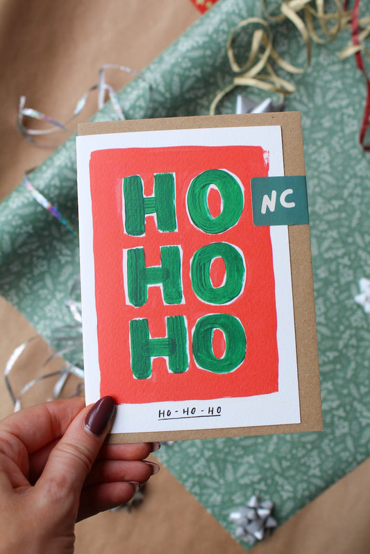 Ho Ho Ho Christmas Card