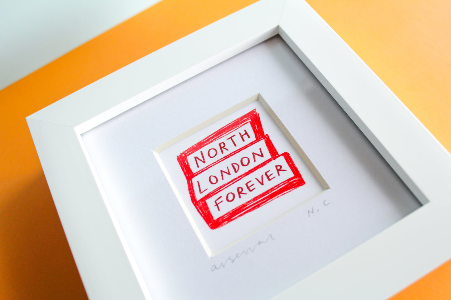 North London Forever Arsenal Mini Art Print