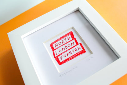 North London Forever Arsenal Mini Art Print