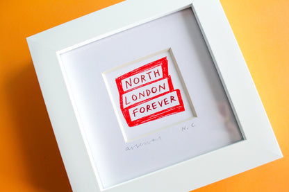 North London Forever Arsenal Mini Art Print