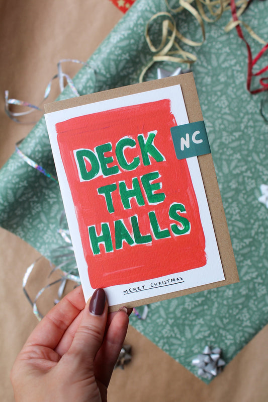 Deck The Halls Christmas Card