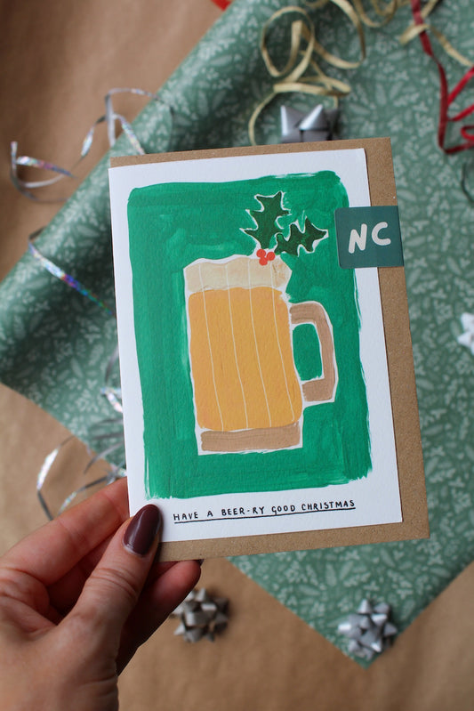 Beer Christmas Card