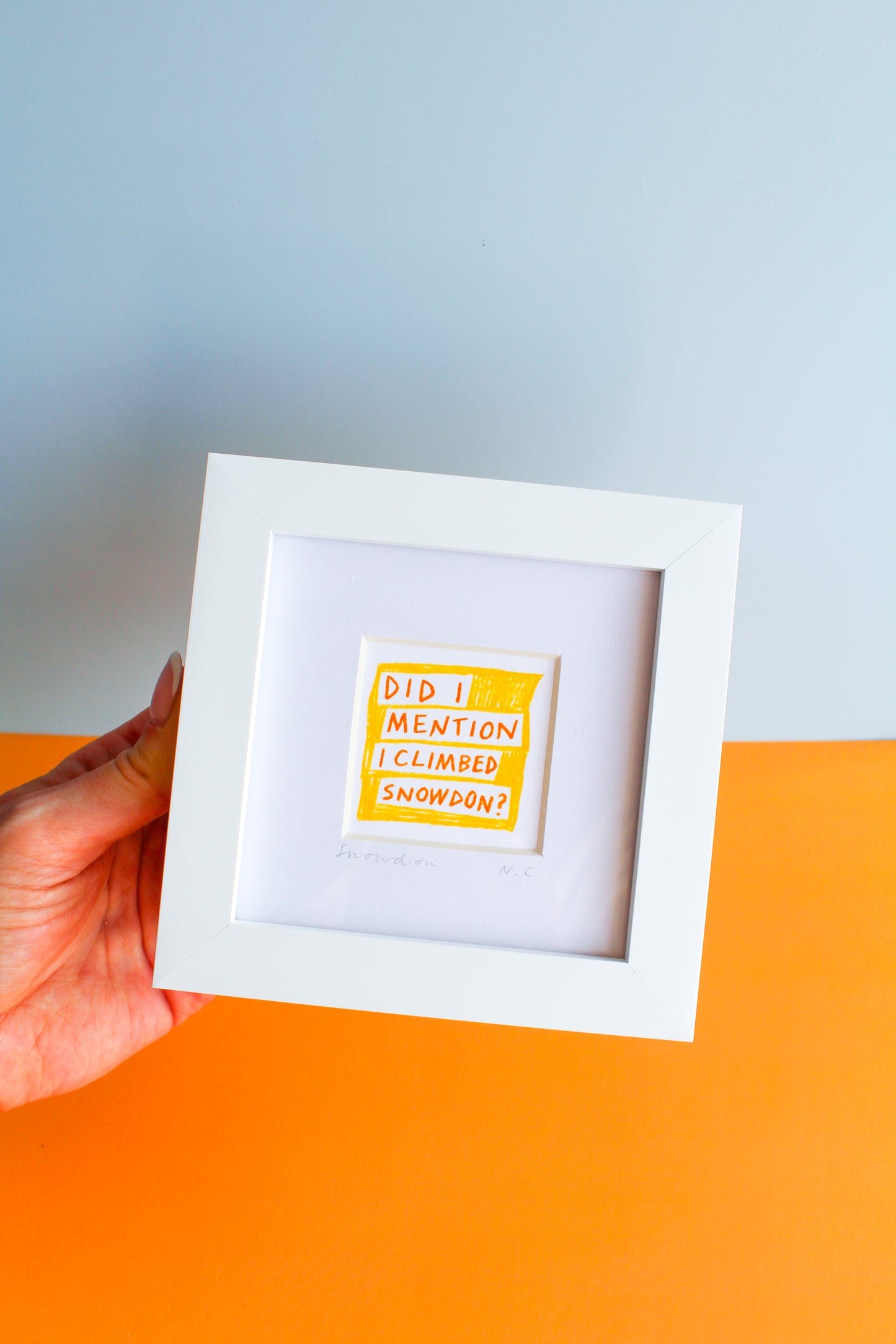 'Did I Mention...?' Custom Mini Art Print