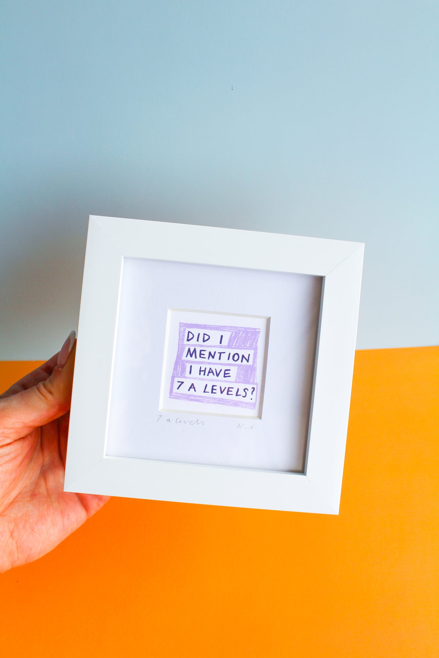 'Did I Mention...?' Custom Mini Art Print