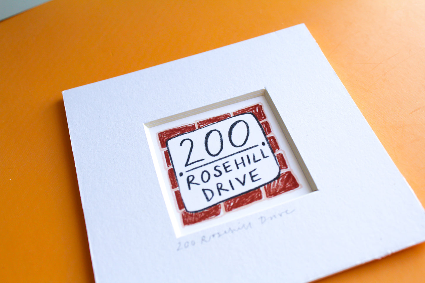 Personalised New Home Mini Art Print