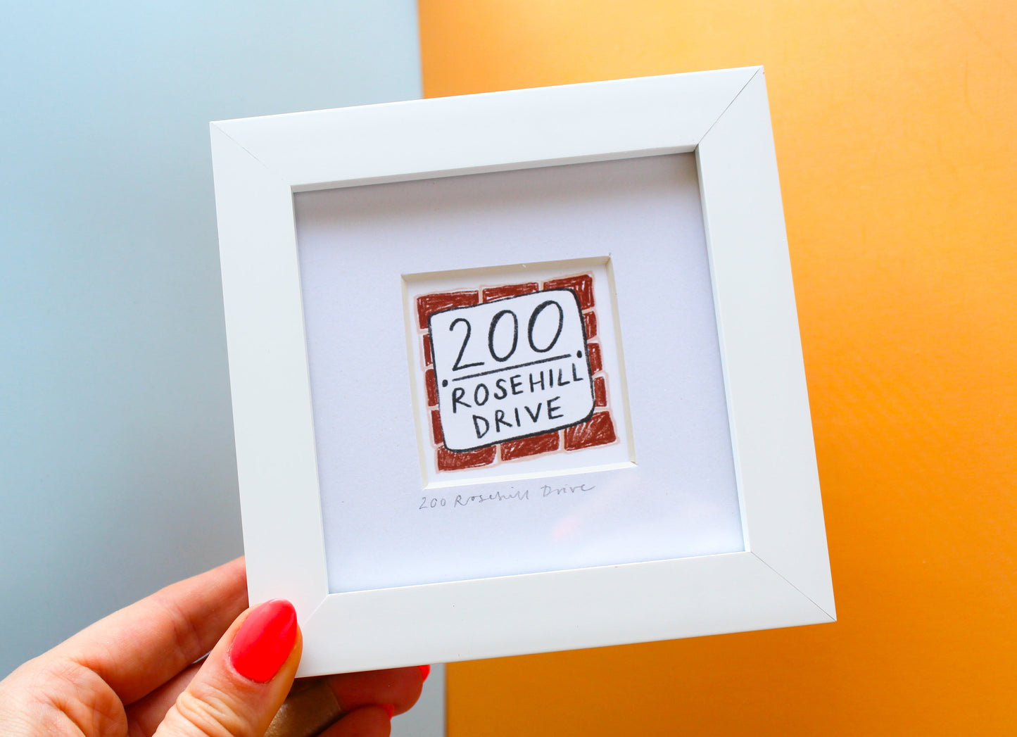 Personalised New Home Mini Art Print