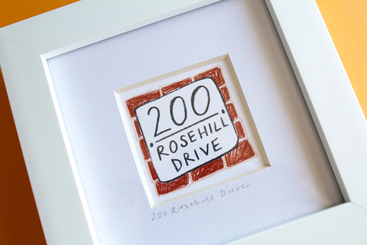 Personalised New Home Mini Art Print