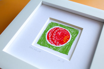 Cricket Ball Mini Art Print