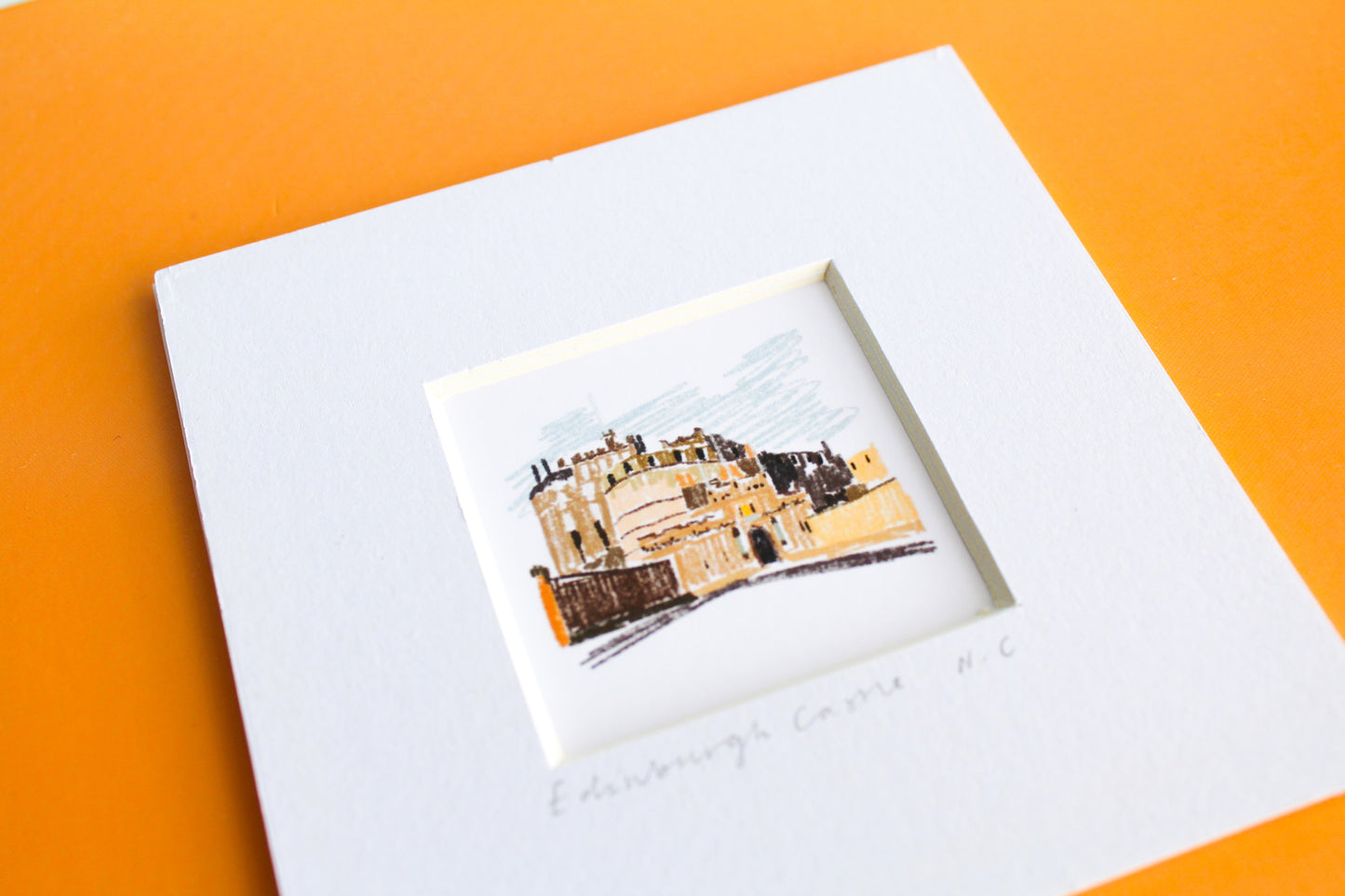 Edinburgh Castle Mini Art Print