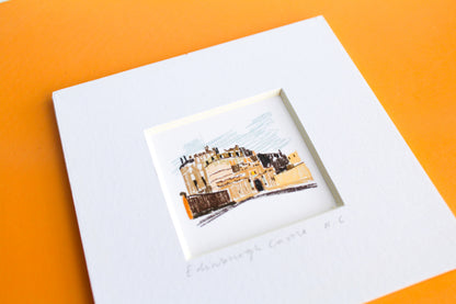 Edinburgh Castle Mini Art Print
