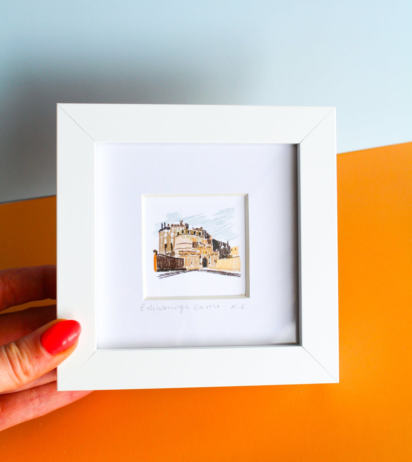 Edinburgh Castle Mini Art Print
