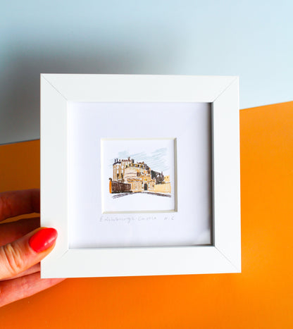 Edinburgh Castle Mini Art Print