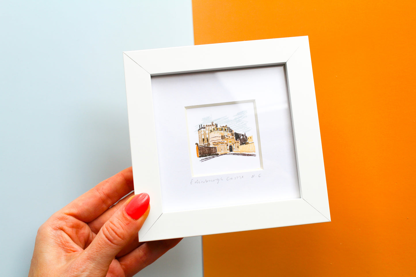 Edinburgh Castle Mini Art Print