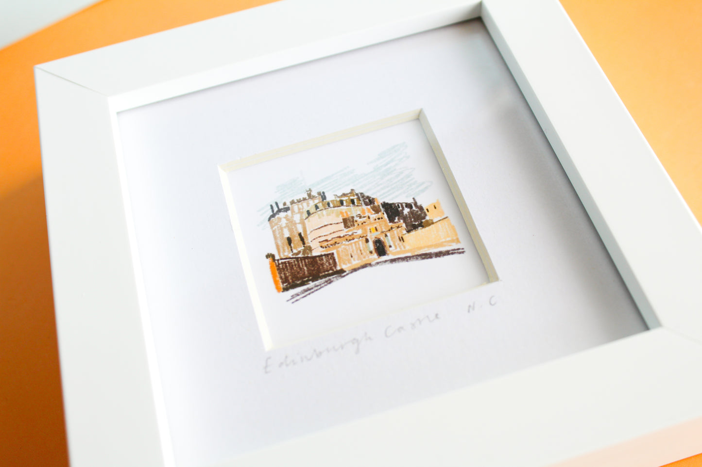 Edinburgh Castle Mini Art Print