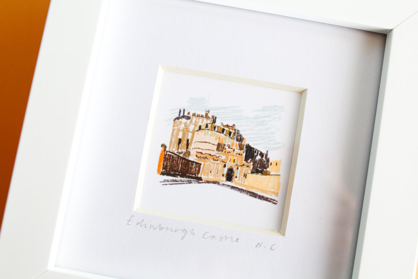 Edinburgh Castle Mini Art Print
