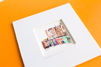 Victoria Street Edinburgh Mini Art Print