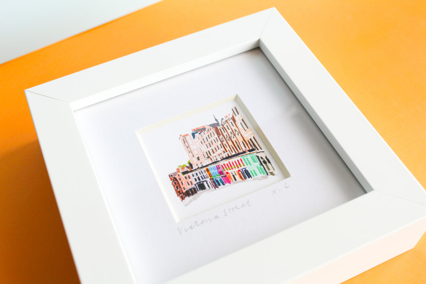 Victoria Street Edinburgh Mini Art Print