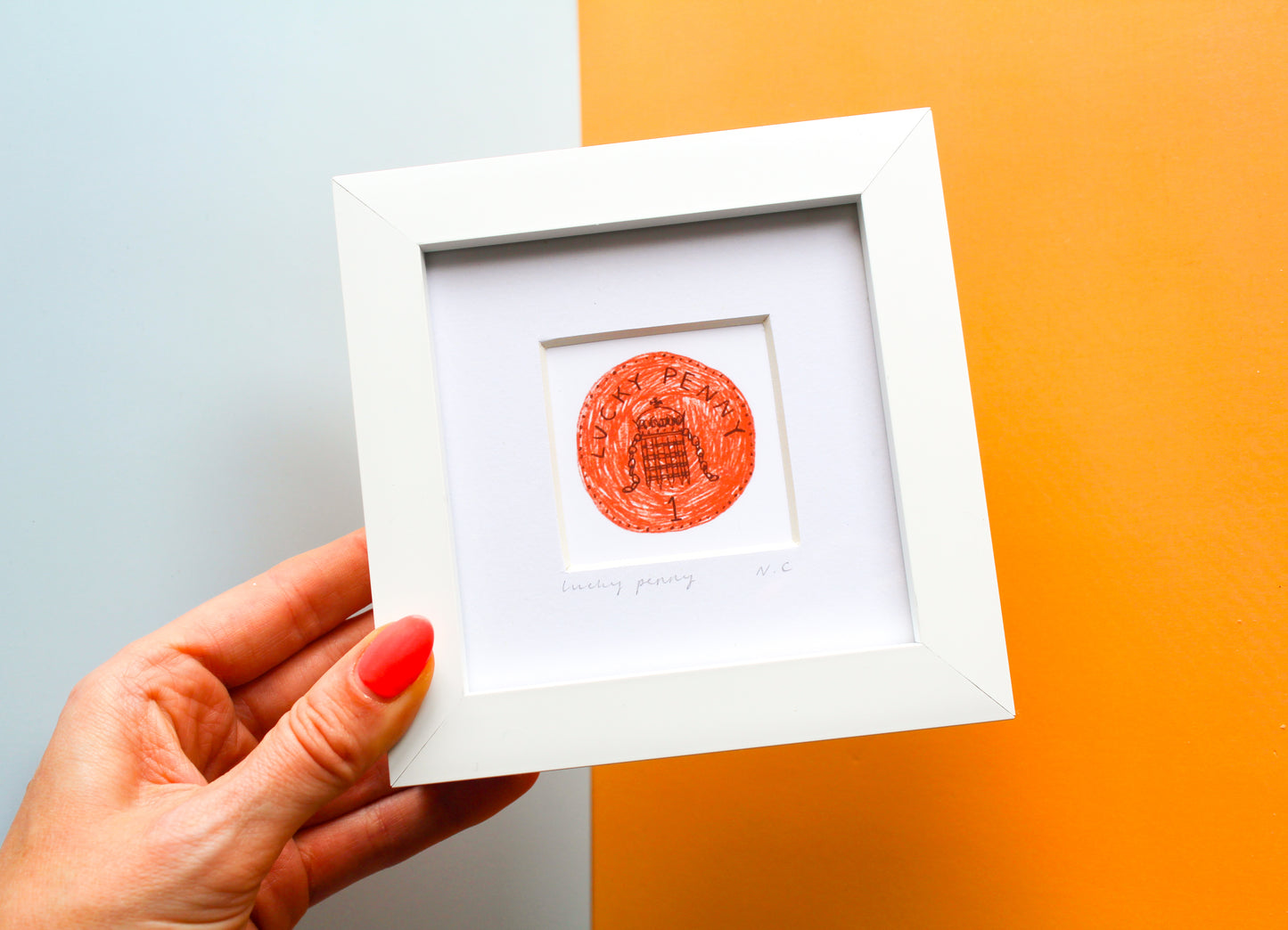 Lucky Penny Mini Art Print