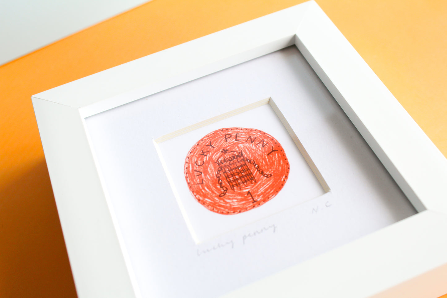 Lucky Penny Mini Art Print