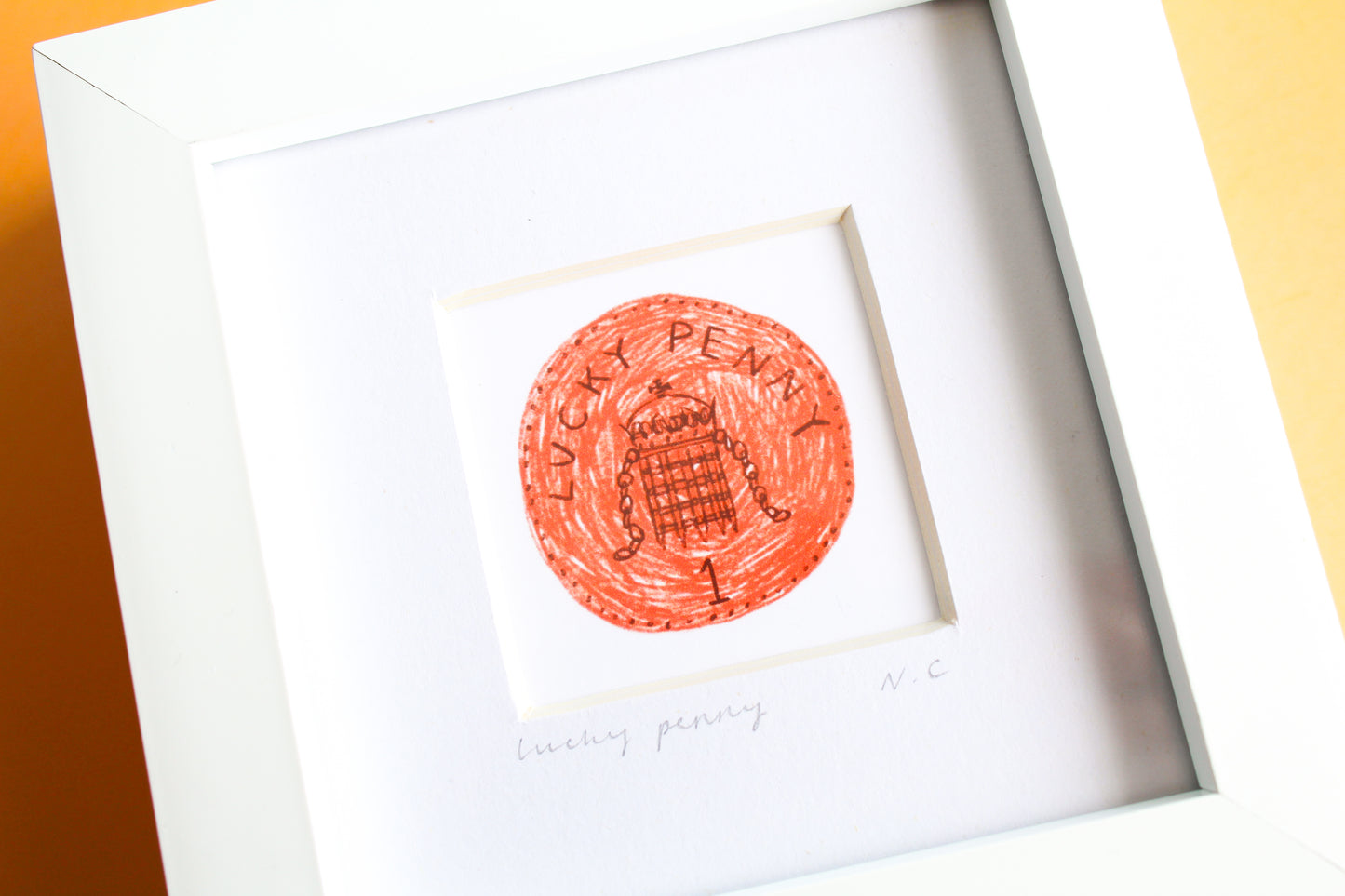 Lucky Penny Mini Art Print