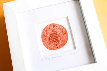 Lucky Penny Mini Art Print
