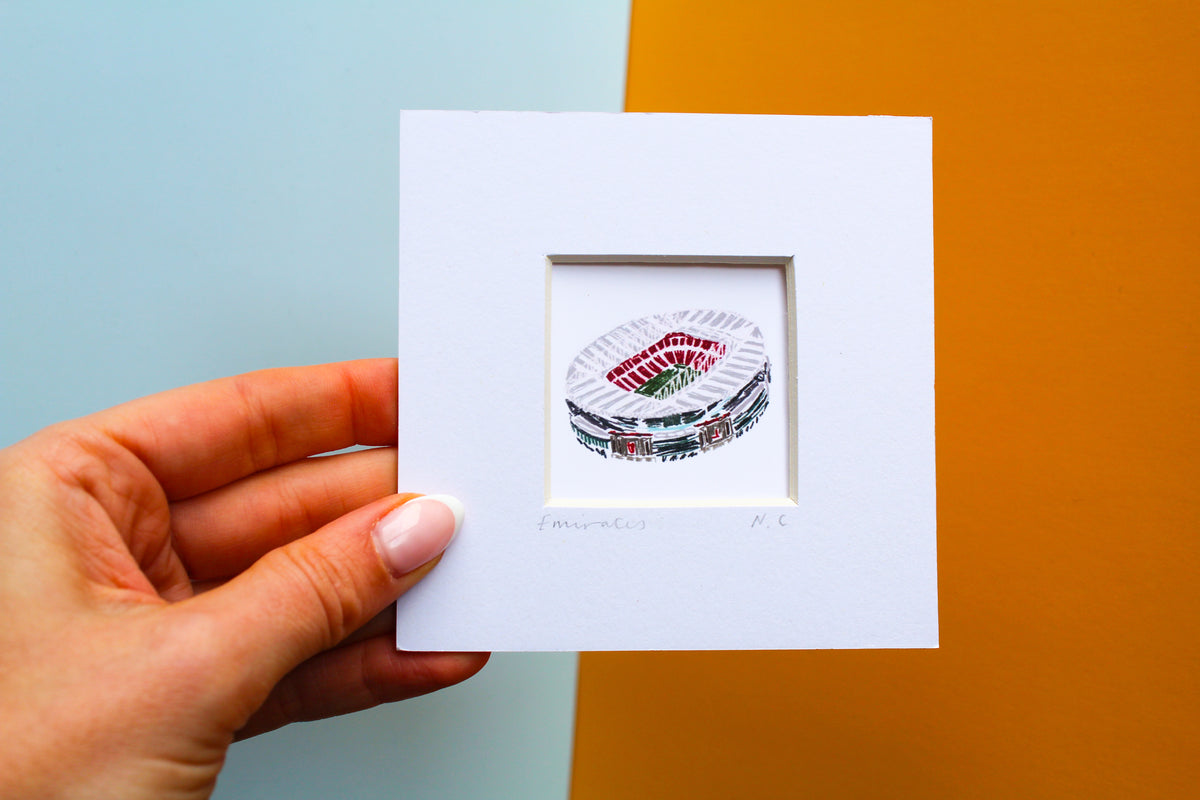 Football Stadium Mini Art Print