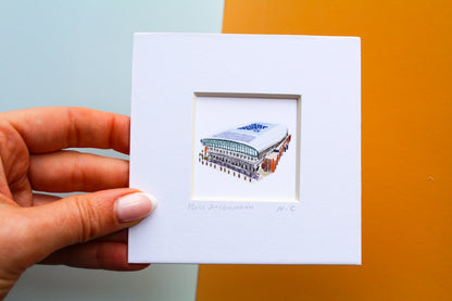 Football Stadium Mini Art Print