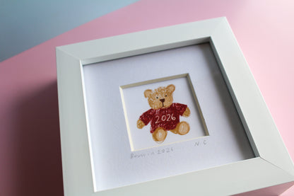 Born in 2026 Bear Mini Art Print