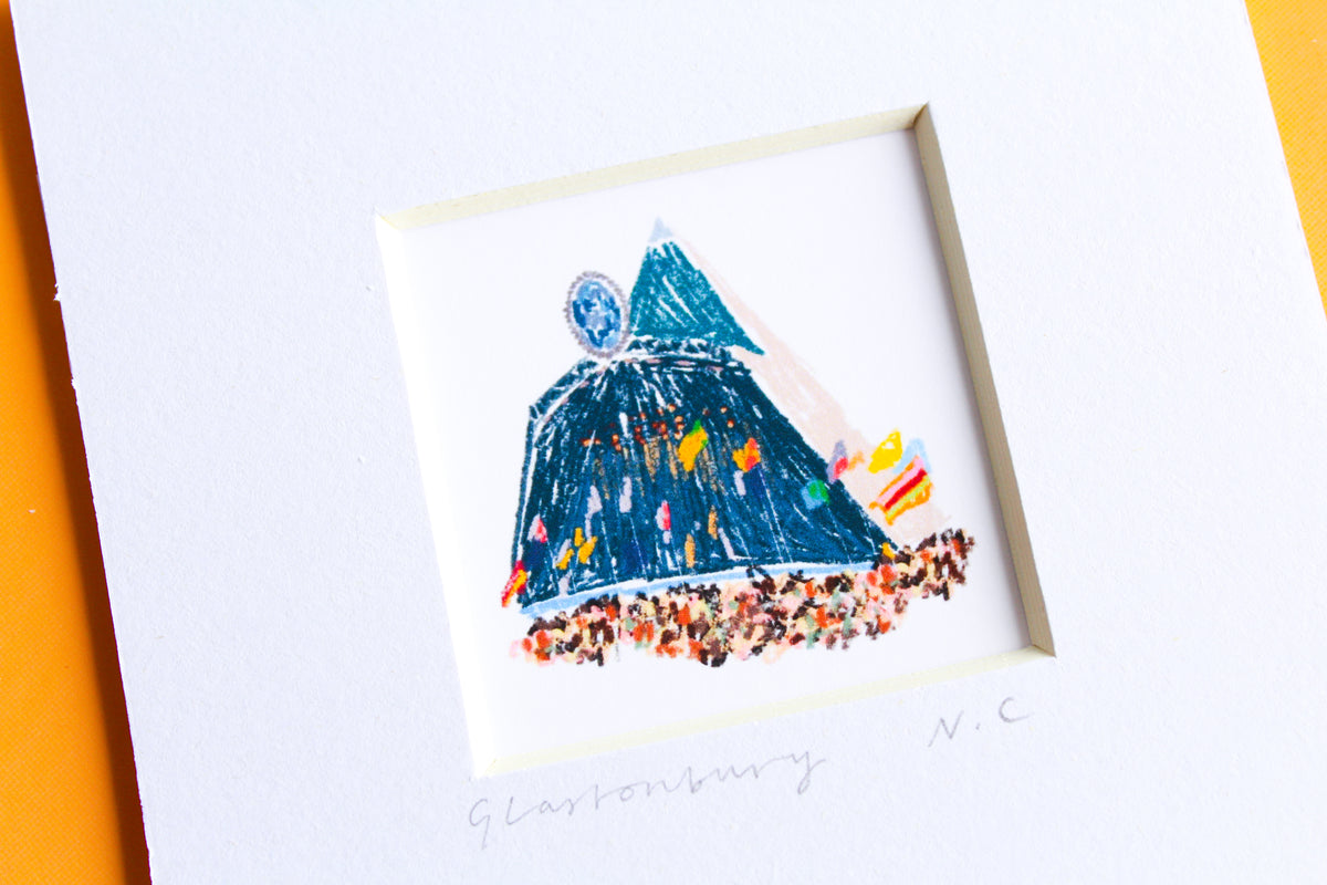 Glastonbury Mini Art Print